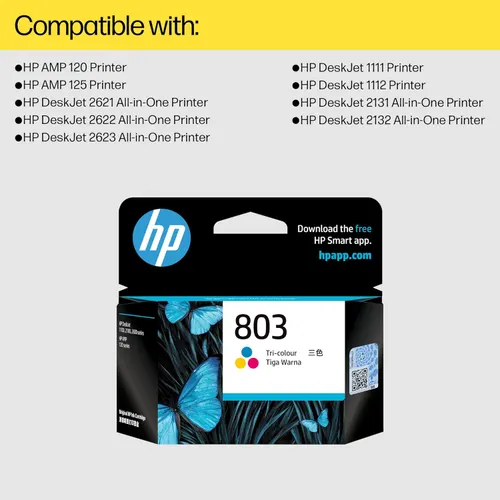 Hp 803 Tri Colour Cartridge